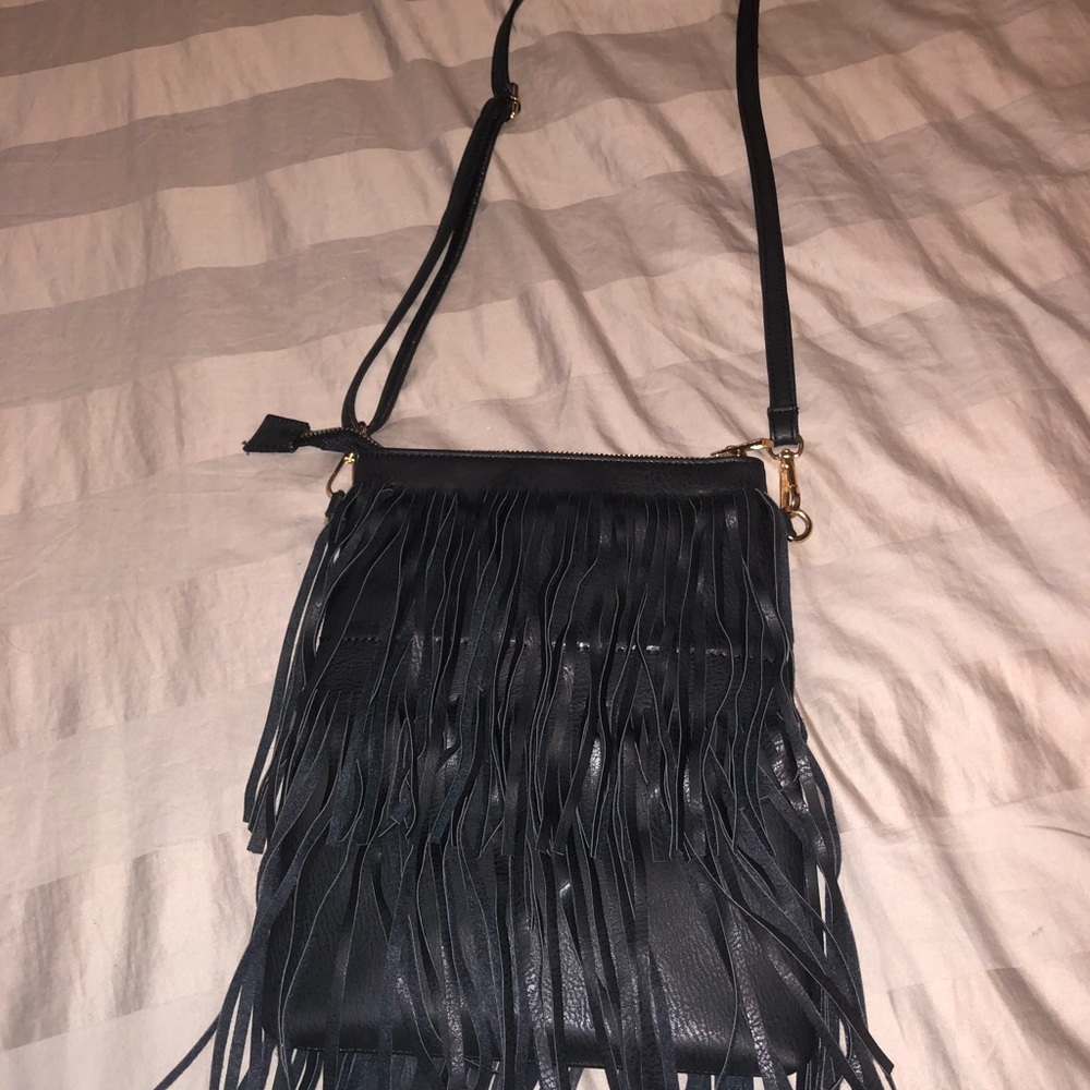 Fringe crossbody purse
